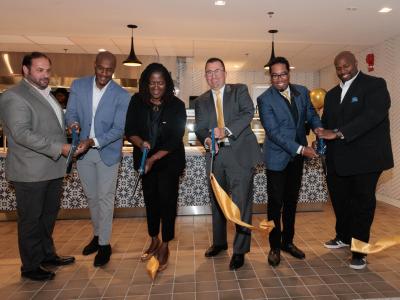 Ribbon is cut at new Chaat House