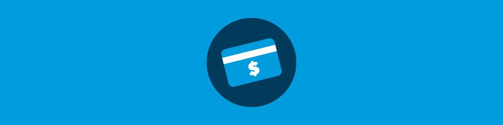 credit card icon representing payment options